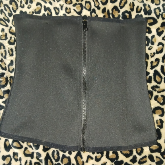 Women Black zip corset belly Tummy control faja - Picture 12 of 14